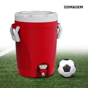 Custom Logo Color 5 Gallon Portable Plastic Round Barrel Water Beverage <b>Cooler</b> Jug for Party - Product Image 5