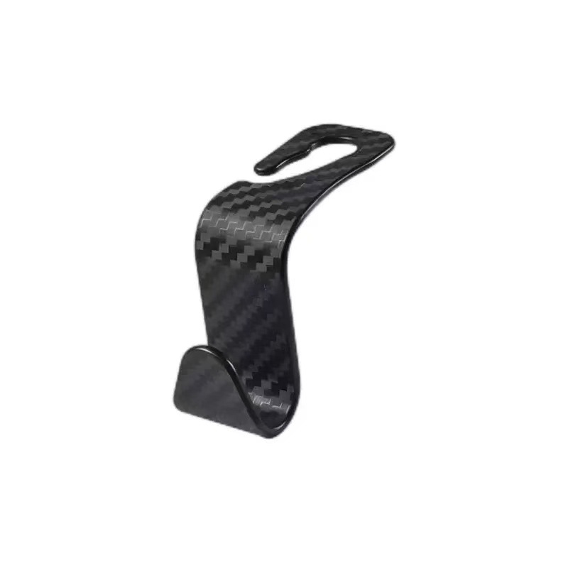 Carbon fiber textured car hooks