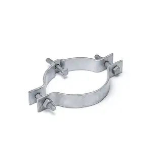 L&R Hot-Dip Galvanized Steel Electric Power Pole Clamp Essential Power Accessory