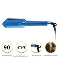 Lisseur à cheveux électronique professionnel en céramique avec écran LCD, plaque chauffante électrique pour lisser les cheveux à la maison et à l'hôtel