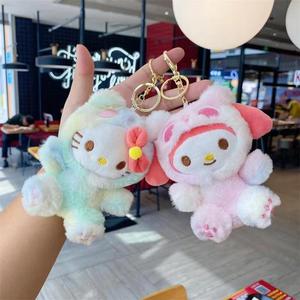 Nouveau pendentif Sanrio, petit jouet en peluche en coton KT Cat Merlotti, porte-clés et poupée pour machine à attraper - Product Image 5