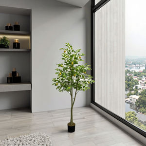 <span class=keywords><strong>Limonero</strong></span> artificial <span class=keywords><strong>gigante</strong></span> de 180cm-Planta frutal artificial Premium para sala de estar interior Grand Decor - Product Image 1