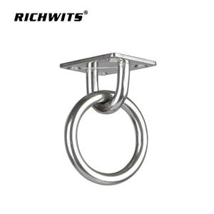 Poignée à boulon pour quincaillerie marine avec anneau, plaque à œil en acier inoxydable, base de plaque soudée, boucles de fixation rondes et carrées - Product Image 4