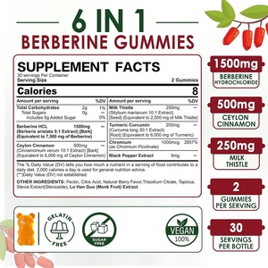 Gomitas de Complejo de Equinácea y Berberina OEM con Clorhidrato de Canela de Ceilán para Apoyar el Metabolismo y la Salud Intestinal - Product Image 3