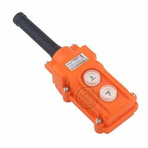 Interrupteurs de commande à distance étanches pour grue, boutons monte/abaisse, arrêt d'urgence, commande directe, interrupteurs de grue transfrontaliers en gros - Product Image 2