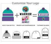 Gorro de Invierno Jacquard con Logotipo Personalizado, Gorro Deportivo Elástico Tipo Waffle para Viajes, Pesca y Actividades al Aire Libre