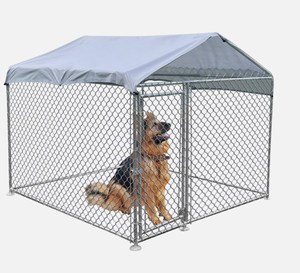 <span class=keywords><strong>Chenil</strong></span> <span class=keywords><strong>pour</strong></span> <span class=keywords><strong>chien</strong></span> à maillons de chaîne utilisé en plein air de qualité personnalisée 10x10x6 Lowes fermé à vendre Pet Run Play - Product Image 3