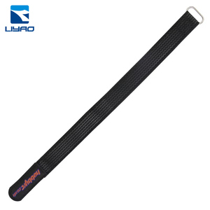 페이스 북 뜨거운 판매 후크 스트립 미끄럼 방지 케이블 타이 및 루프 더블 레이어 고무 금속 버클 무료 나일론 해제 - Product Image 3