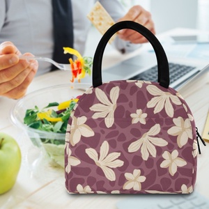 Hawaiian Fashion Stylish Naupaka Flower Custom Design Insulation Thermal <b>Tote</b> Cooler <b>Lunch</b> <b>Bag</b> for Picnic Office Worker - Product Image 6