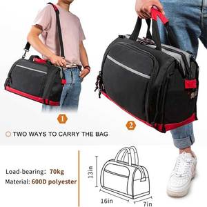 Sac à outils portable avec bandoulière réglable OEM ODM, sac de rangement pour outils, sac de transport pour outils de 16 pouces, grand sac à outils pour hommes - Product Image 6