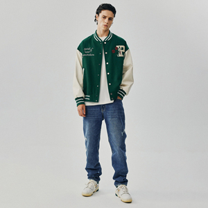Nuevo diseño personalizado de alta calidad fina lona Varsity chaqueta para hombres mangas completas al por mayor bajo precio chaquetas de hombre, chaqueta para hombre - Product Image 4