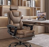 Peut s'allonger chaise de patron chaise d'ordinateur à domicile chaise de bureau d'affaires sédentaire confortable