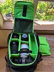 Sac à dos pour appareil photo gratuit, grand sac photo étanche pour appareil photo reflex numérique/SLR, compatible avec un ordinateur portable jusqu'à 15 pouces avec support pour trépied - Product Image 4
