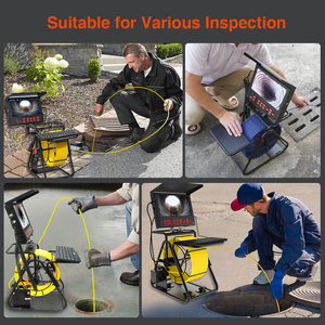 Độ phân giải cao gồ ghề dễ dàng-to-sử dụng chất lượng cao cống máy ảnh chuyên nghiệp xoay <span class=keywords><strong>borescope</strong></span> cho tường khoang kiểm tra - Product Image 4