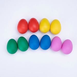 Pengocok telur bayi Mini kualitas tinggi aman kayu anak-anak palu pasir mainan kerincingan instrumen musik Premium & Aksesori - Product Image 2