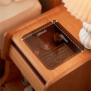 <span class=keywords><strong>Table</strong></span> <span class=keywords><strong>de</strong></span> chevet moderne en bois massif cannelé avec <span class=keywords><strong>roulettes</strong></span> et plateau en bois |   <span class=keywords><strong>Table</strong></span> <span class=keywords><strong>de</strong></span> chevet minimaliste <span class=keywords><strong>à</strong></span> <span class=keywords><strong>roulettes</strong></span> avec 2 tiroirs et station <span class=keywords><strong>de</strong></span> charge pour hôtel et maison - Product Image 4