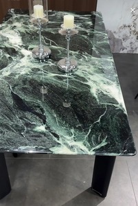 Marbre vert <span class=keywords><strong>Prada</strong></span> de haute qualité, pierre naturelle, grande dalle de marbre vert à fleurs pour les projets de construction et de décoration - Product Image 3