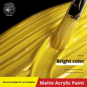 Peinture acrylique mate 300 ml, forte adhérence sur toile, recommandée pour les étudiants en art, débutants et les examens - Product Image 3