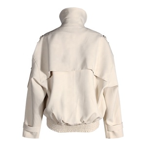 OUDINA Giacca Oversize da Donna con Collo Alto, Design Unico e Alla Moda, Corta e Larga - Product Image 6