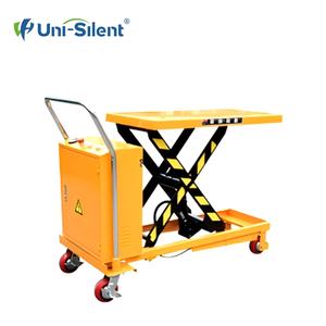 Uni-Silent 150kgs Venta caliente portátil Altura de elevación máxima 720mm Mesas elevadoras de tijera individuales hidráulicas manuales móviles LT150 - Product Image 3