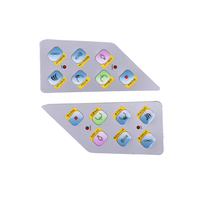 Clavier à membrane capacitif pour panneau de commande, bouton tactile, étanche à l'eau et à la poussière, couleur personnalisée, qualité médicale