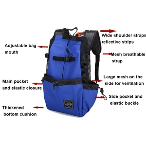 Bolsa de Transporte Transpirable <span class=keywords><strong>para</strong></span> <span class=keywords><strong>Perros</strong></span> Grandes, <span class=keywords><strong>Mochila</strong></span> Ajustable <span class=keywords><strong>para</strong></span> Golden Retriever y Bulldog, Bolsas de Viaje <span class=keywords><strong>para</strong></span> Mascotas, Productos <span class=keywords><strong>para</strong></span> Mascotas - Product Image 4