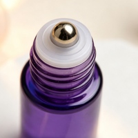 Flacons roll-on en verre nacré de 10 ml, contenants rechargeables pour huiles essentielles, parfums, sérums pour les yeux et huiles pour les lèvres