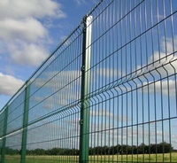Clôtures de protection à faible entretien en acier galvanisé, grillage métallique 3D courbé, clôture de sécurité facilement assemblable pour les contours des exploitations agricoles