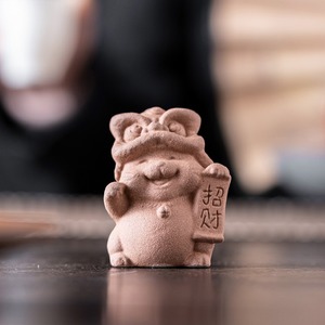 Animaux de compagnie de thé MSH infusés de la vitalité du bouillon de thé Ornements de décoration pour animaux de compagnie en porcelaine - Product Image 1