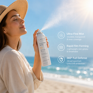 <span class=keywords><strong>Spray</strong></span> Solare Vegano Coreano OEM ODM ad Asciugatura Rapida SPF <span class=keywords><strong>50</strong></span> Non Untuoso Alta <span class=keywords><strong>Protezione</strong></span> per Copertura Totale del Corpo Cura della Pelle - Product Image 2