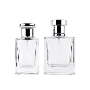 Bouteille d'emballage de parfum en verre vintage de 30ml 50ml Bouteilles de parfum d'atomiseur de vaporisateur en verre avec pompes de pulvérisateur à sertir - Product Image 1