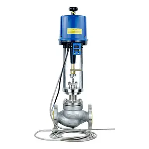 Vanne de régulation de température à vapeur électrique de type ZZWPE, vanne de régulation de température électrique avec régulateur de pression d'<span class=keywords><strong>eau</strong></span> électrique - Product Image 1