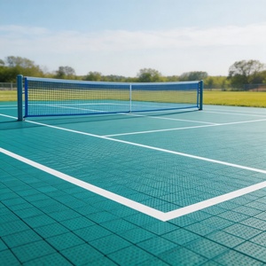 Inolp, Fabricante Directo de Fábrica, Proveedor Integral, Redes para Canchas de Pickleball Multideportivas para Todo Clima, Color Verde Azulado - Product Image 1