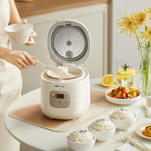 Little Bear Mini Rice Cooker 1.2L Multifunctional For 1-2 People <b>Drum</b> Shape Electric Off White - Product Image 2