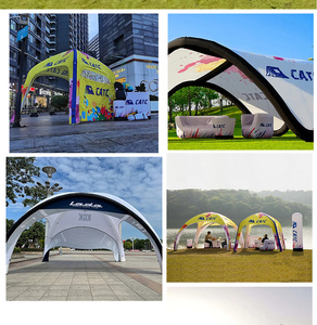 Tùy biến Inflatable bất kỳ kích thước ở đầu của bảng điều khiển bơm hơi kín khí vòm, cửa đua của thương hiệu - Product Image 3