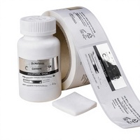 Étiquettes adhésives personnalisées pour flacons médicaux et bouteilles de compléments alimentaires avec impression en rouleau pour l'emballage des produits