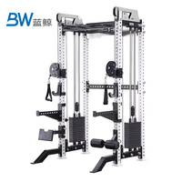 Bw Gym Fitness Squat Stand Rack Commercial Squat Power Rack Pulley Mutli Function Station