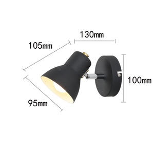 Modern Minimalist LED Aluminum Touch Control Indoor Reading <b>Wall</b> Lights E26 Bulb Base for <b>Desks</b> Bedside Bedrooms Living Rooms - Product Image 5