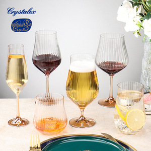 Crystalex Bohemia Crystal Tulip Stemmed Glass 401-500ml Lead-Free Crystal Wine Glass For Home Party Use - Product Image 4