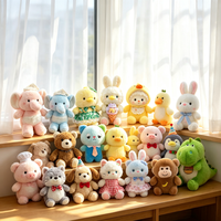 Fabrikant Groothandel Cartoon Dieren 8-inch Pluche Speelgoed Kinderpoppen Feestelijke Promotionele Cadeaus voor Klauwautomaat Arcade Prijs