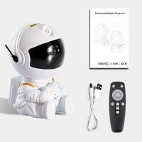 ROCKET ASTRONAUT WHITE LED Mini Astronaute Projecteur Lampe Spaceman Ciel Étoilé Projecteur Veilleuse