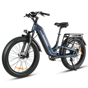Bicicleta eléctrica de montaña SAMEBIKE 4.0 con neumáticos gruesos, de acero con alto contenido de carbono, en stock en EE. UU. - Product Image 1