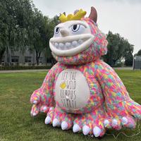 Monstre gonflable géant personnalisé en peluche, modèle gonflable géant, mascotte de dessin animé, ballon publicitaire, impression de logo, décoration d'événements en plein air