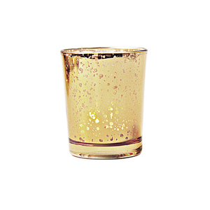 Offre Spéciale or rose forme de cylindre étoilé <span class=keywords><strong>fantaisie</strong></span> décoratif porte-bougie en verre - Product Image 3