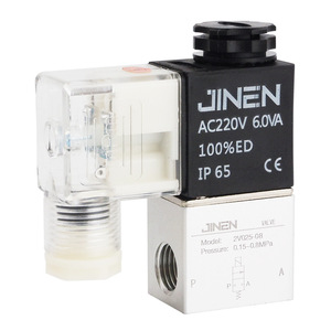 Vanne solénoïde JINEN 2V025-08 AC220V 6.0VA, commande pneumatique bidirectionnelle, type air - Product Image 4