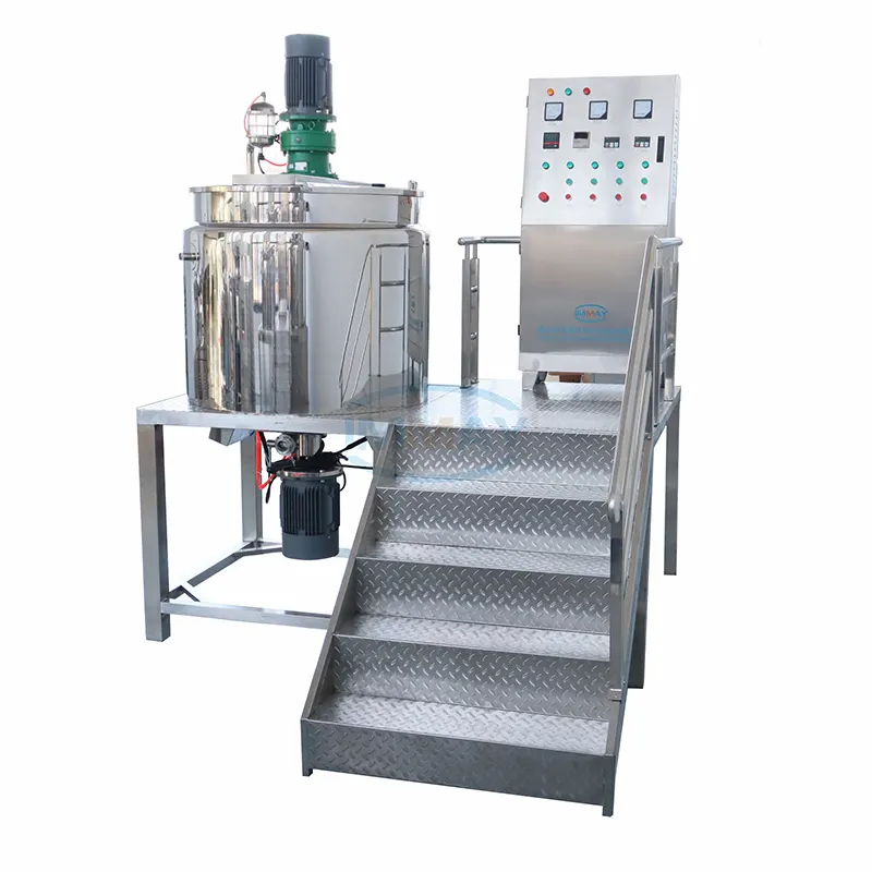 CE certified 500L 1000L stainless steel homogenizer mixer machine heating mixing tank for detergent liquid fertilizer washing