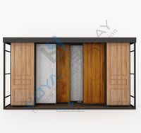 Vente chaude, vente directe d'usine, présentoir de porte, présentoir de vitrine, présentoir de porte pour salle d'exposition