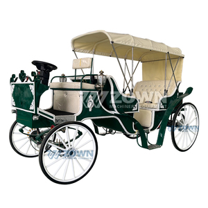Carroza Eléctrica sin Caballos ZOWN de 4 Ruedas, 3 Filas de Asientos, Capacidad para 4-6 Personas, Ideal para Eventos Especiales, Turismo, Limusina Elegante - Product Image 4