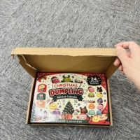 Calendrier de l'Avent de Noël USA : 24 jours de compte à rebours avec jouets Squishy miniatures pour le bureau – Jouets Squishy de Noël