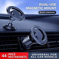 Support de téléphone magnétique créatif et robuste pour voiture, fixation mains libres à long bras pour grille d'aération ou siège arrière, compatible avec tous les smartphones
